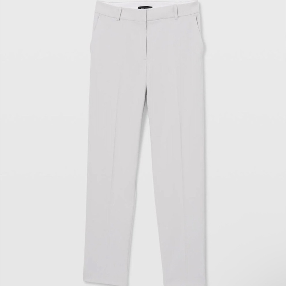 Club Monaco Men's Slim Dress Pants in Light Gray